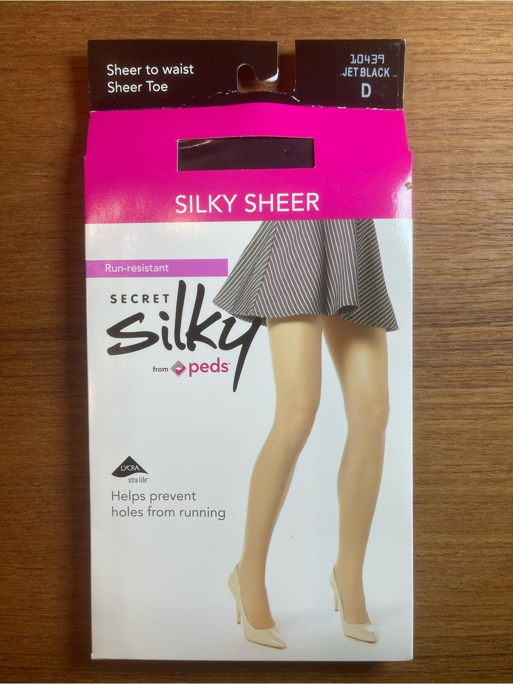 Gildan Jet Black Sheer-To-Waist Hosiery